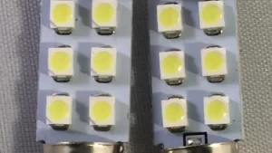 Lamparas Tubo 36mm - Plaqueta 6 Leds 12V Luz Techo Automóvil x Par