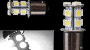 Lamparas 1 Polo 1156 13 Leds - 13SMD 12v Blanca x Par