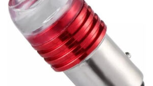 Lamparas 1 Polo 1156 3 Leds 12v Rojo Flash (Intermitente) x Par