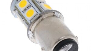Lamparas 2 Polos 1157 13 Leds - 13SMD 12v Blanca Posición/Freno Fijas x Par