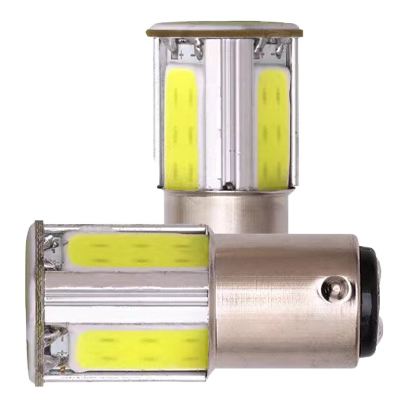Lamparas 2 Polo 1157 - 4 Cob 33SMD Ultra Brillo 12v Blanca Posición/Frenos Fijas x Par - Imagen 6