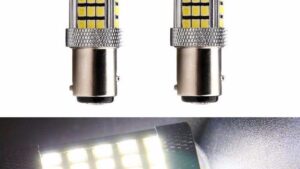 Lamparas 1 Polo 1156 63 Leds + Lupa Power 63SMD Ultra Brillo 12v Blanca x Par