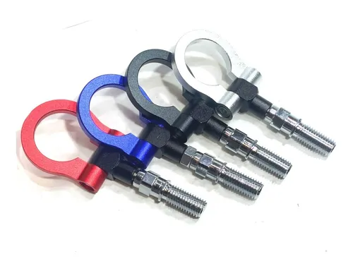 Gancho Remolque Competición Universal Fijo Metálico C/Tornillo - Aluminio Anodizado - Imagen 3