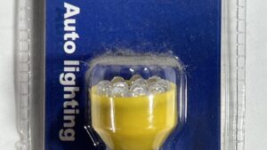 Lampara 2 Polos 1157 12 Leds - 1W 12v Multi Led Ambar x Unidad
