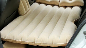 Colchón Cama Inflable P/Asientos Trasero Automóvil Universal + Inflador 12v (Ideal Viajes) - Mod.1192