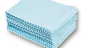 Trapo Limpieza TNT Blanco/Celeste Recortes Primera Calidad Hoja 18x26cm 1Kg
