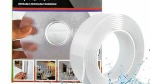 Cinta Doble Faz Magic Tape PVC Transparente Multiusos IVY GRIP TAPE 3cmx4.5mx1mm Mod.JS-170