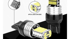 Lamparas T20 1 Polo - 45 Leds 7443 45SMD - 12v Blanca Ultra Potente P/ Automóviles x Par