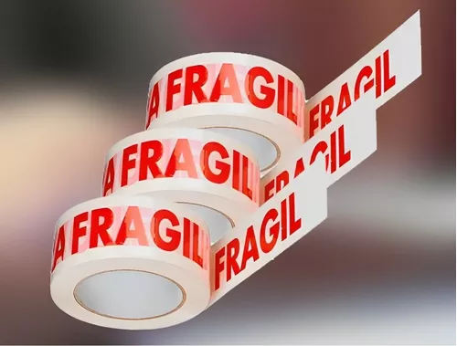 Cinta Adhesiva Empaque / Embalaje FRAGIL 48mmx 100m x Unidad - Imagen 9