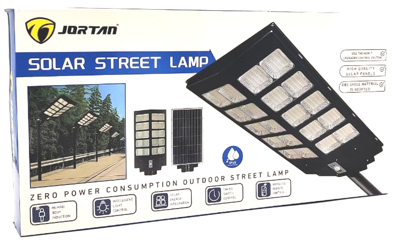 Foco Solar Led 1000w C/Soporte Sensor Movimiento / Fotocelula / Soporte / Luz Fría / Film Colores Regalo