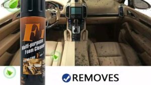 Spray Espuma Limpiador Multiproposito F1 P/Interiores General Auto / Hogares-Oficinas / Alfombras / Sillones / Tapizados x 650ml Mod.ZYH19
