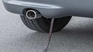 Linga Antiestatica Evita Chispa Manija Puerta Auto Atornillable 33cm
