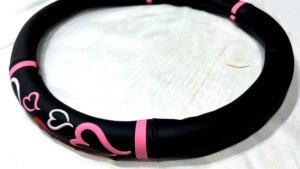 Cubre Volante Universal Corazones Dama/Femenino Diámetro 38cm Mod.006-2
