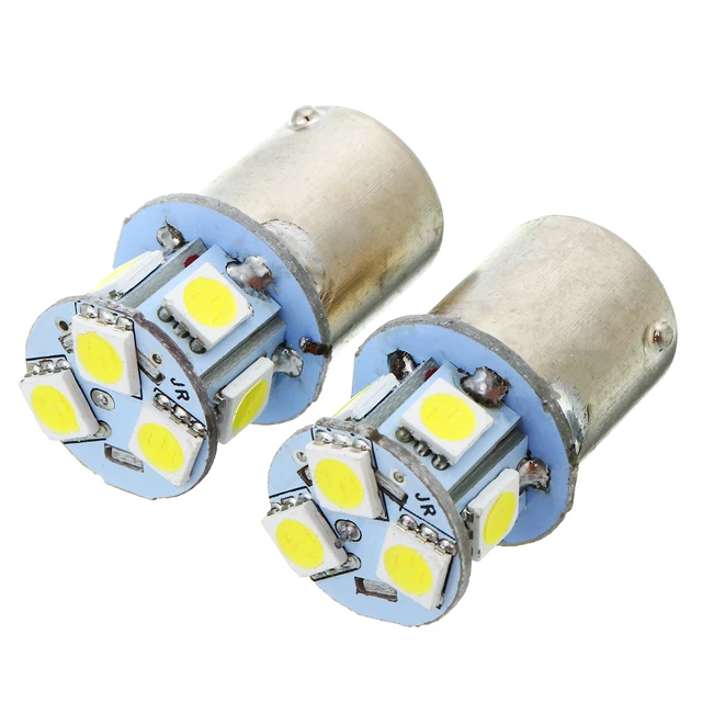 Lamparas 1 Polo 1156 9 Leds - 10SMD 12v Blanca x Par - Imagen 6