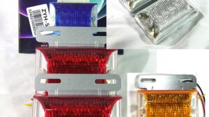 Farolitos Leds Para Trailers / Laterales Camión 24v Uso : Posición / Freno / Señalero / Marcha Atrás (1 Par x Color : Blanco/ Rojo/ Ambar) Mod.A073