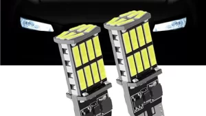 Lamparas T10 Canbus 26 Leds w 12v Blanco 6500k P/Tablero / Posición / Interiores Automóviles x Par Mod.23G