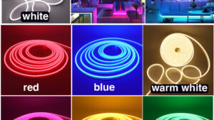Tira Cable Led Luz Continua / Tipo Neon Flexible 12v  Automóvil / Hogar x Metro (8w x Metro) / Colores (Consulte Stock)
