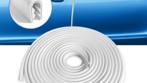 Guarda Protectora P/Puertas Automóviles 8-10mm x 5 Metros / Blanco - Mod.TYT1-W