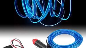 Adaptador Conexión Encendedor del Automóvil + Inversor Tiras Cables Leds Neon 12v (No Incluye Cable Neon)