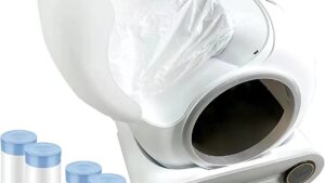 Bolsas Residuos P/Sanitario Robot Inteligente P/Gatos Rollo x 15 Bolsas