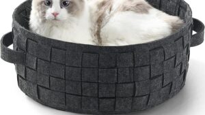 Canasto Cama Cucha P/Mascotas Gatos & Perros 40cmx40cmx20cm - Mod.YKCT-00007