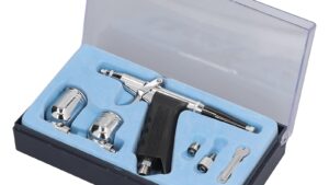 Aerografo Mini Pistola Gravedad P/Retocar / Dibujar / Decorar Tortas / Body Paint / Profesional Mod.EcoTe A-116