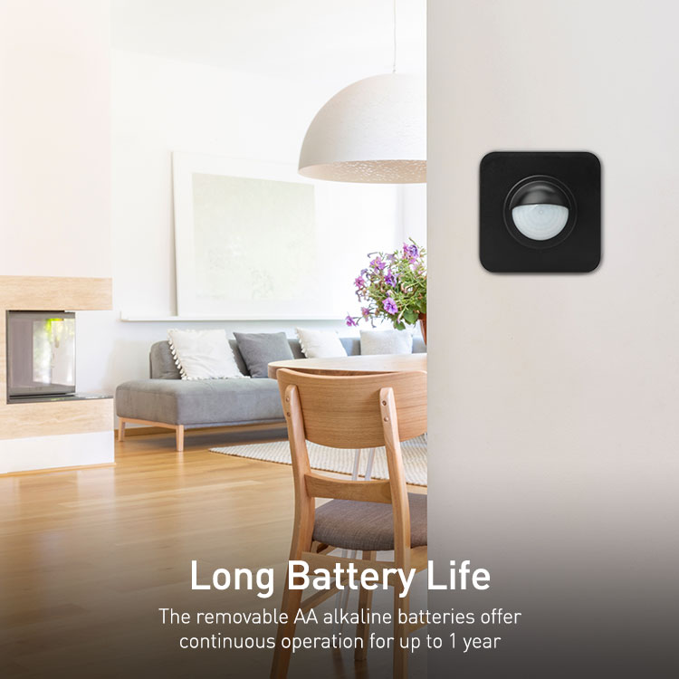 Sensor Smart / PIR Movimiento P/Exteriores Impermeable IP65 / Uso WiFi / Control en Celular & Alexa / APP Tuya / 75mmx75mm - Imagen 6