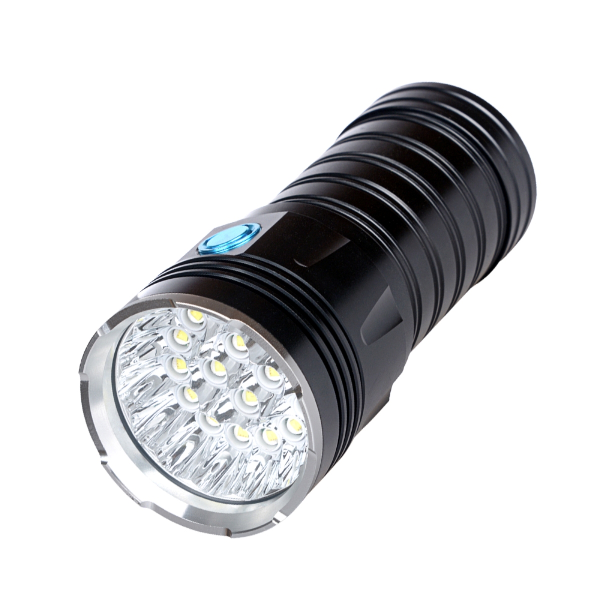 Linterna Táctica Led 18*T6 (Reflector Super Potente) / Recargable USB / Power Bank / Aleación Aluminio / +3500 Lúmenes - Alcance +200mts / 6000k / IP55 - Mod.SDK18MAX - Imagen 8