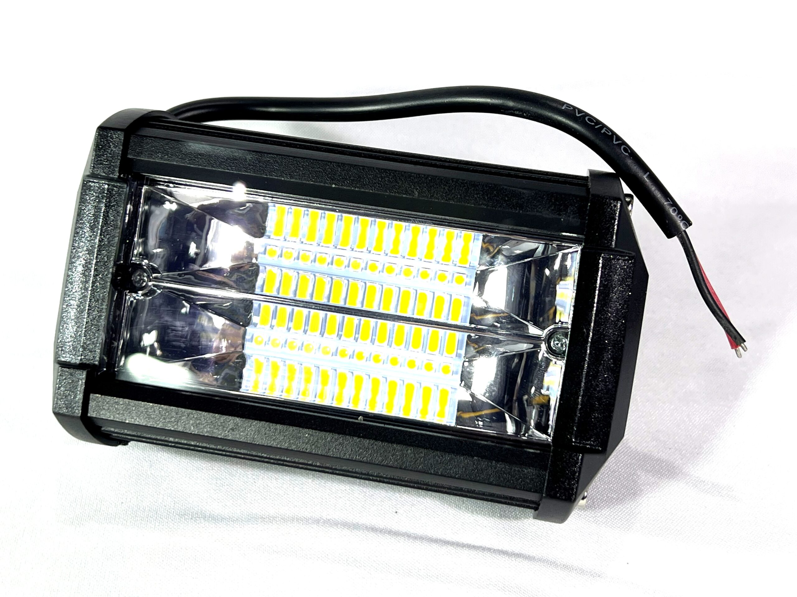 Foco Led Luz Día Caminero 12+12 Leds 12v-72w Power Light White 13.5cmx7cm Automóvil / Moto x Unidad - Mod.3103 - Imagen 7
