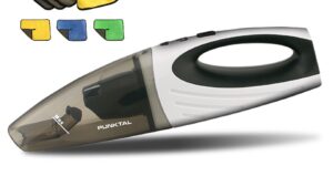 Aspiradora Inalámbrica PUNKTAL Batería Litio / Potencia 90w C/Soporte + Transformador Carga 220v + Super Microfibra 800gr. / Mod.PK-AP410