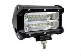 Foco Led Luz Día Caminero 12+12 Leds 12v-72w Power Light White 13.5cmx7cm Automóvil / Moto x Unidad - Mod.3103 - Imagen 3