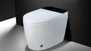 Inodoro & Bidet 2en1 Inteligente Electrónico Automático / Smart / Digital / Control Remoto / Calienta Asiento / Apertura Automatica Tapas / Bidet Retráctil / Soplador Secado / Tamaño 68cmx40cmx47cm / Tanque Agua Incluido Mod.A10-3
