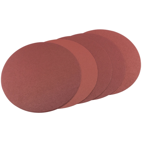 Discos Lijadora 7"-180mm P/Pulidora C/Velcro Pack 5 Unidades (Granos 40/80/120/180/240)