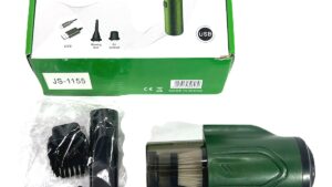Aspiradora Sopladora 3en1 Inalámbrica Batería Recargable Multiuso Auto / Hogar + Microfibra 30x30 / Mod. JS-1155