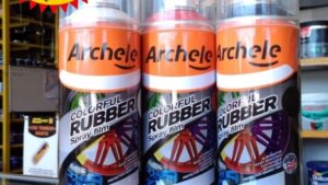 Pintura Plasti Liquida Removible Dip ARCHELE - OFERTA ESPECIAL - Blanco / Blanco Perlado / Amarillo / Transparente / Gris Metalico / Naranja Fuerte / 400ml Mod.3365