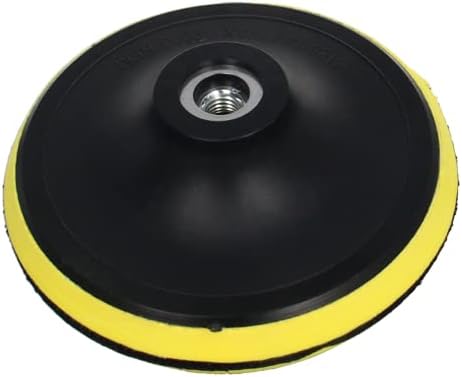 Plato Pulidora 7"/180mm C/Velcro P/Pads o Discos Lija Rosca Central 14mm - Imagen 3