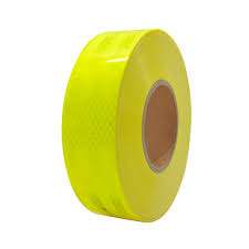 Cinta Reflectiva Prismatic Amarillo / Amarillo Limón Seguridad Camión Carros Pisos 5cm x Metro Lineal - Mod.CCC - Imagen 12
