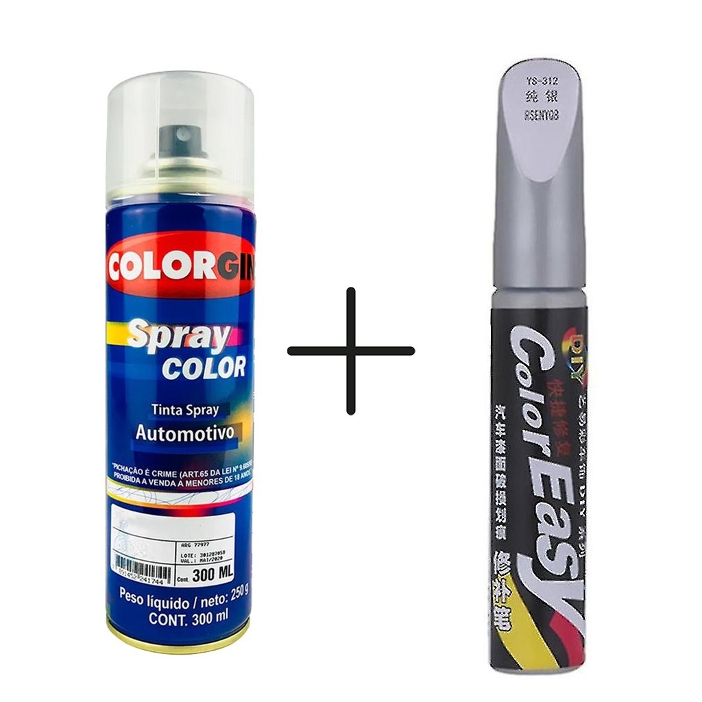 Kit Spray Color Original Automóvil (Personalizado) x300ml + Lápiz Retoque x15ml P/Lineas Finas (Mismo Color) Pack Promo - Imagen 9