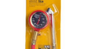 Medidor Calibrador Presión Neumáticos Talleres / Gomeria / Max.75Psi - Mod.TG-14 UYUS