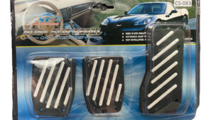 Pedaleras Universales Metálicas & Plástico Duro Deportivas Juego x 3 Mod.XS083