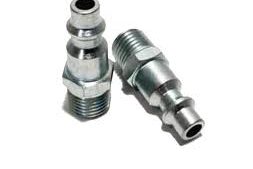 Conector Acople Rápido + Rosca Macho 1/4´´ WuFu P/Aire Herramientas Neumáticas