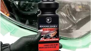 Headlamp Repair Agent / Pasta Recuperadora Faros Delanteros Automóviles x 300ml - Mod.PF300