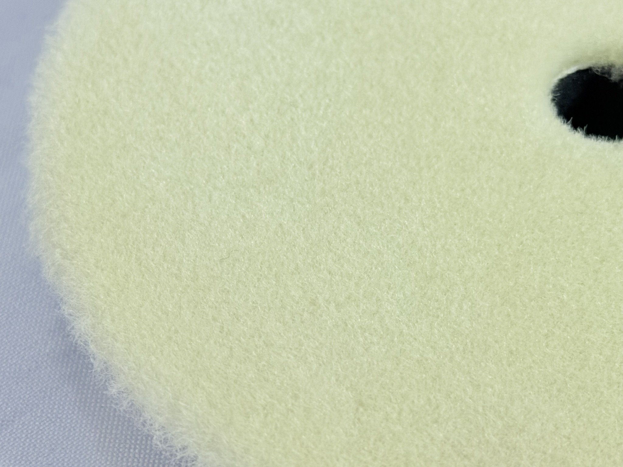 Pad Corderito (Pelo Corto-Sheep Fur Wool Pad) Velcro P/ Pulidora Rotorbital DA 6"-150mm /(170*26*150mm)/ AE-Australian Mod.W0731-6 - Imagen 7