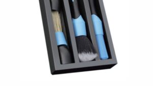Kit Pinceles Detailing P/Tableros & Interiores Cabezas Intercambiables/Kit x4 + 2 Adaptadores Curvos - Mod.XC205