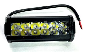 Foco Led Luz Día Caminero 12 Leds 12v-54w Power Light White 5cmx14cm Automóvil / Moto x Unidad Mod.5995
