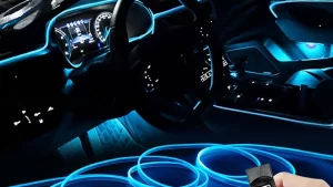 Cable Tira Luz Neon Flexible Decorativo RGB - 3mm x 3 Metros - Conexion USB Interior Automóvil / Uso General / Encastrar Mod.S001