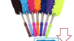 Recambio P/Palo de Plumero Microfibra Ultra Suave Atrapa Polvo Lavable Mod.101