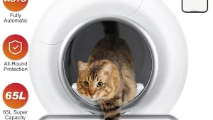 Toilet Baño Sanitario Robot Inteligente P/Gatos Mascota Autolimpiante - Uso Con Piedras Aglomerantes (Bentonite Cat Litter) / 2026 / Operativo WiFi / Mod.MPS01