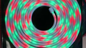 Tira Cable Led Luz Semi-Continua RGB Colores Intercalados - C/Control / Flexible + Transformador 12v-220v - 40w 5m  Decoración Hogar (Lea Descripción) Mod.10503