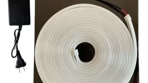 Tira Cable Led Luz Neon Continua / Flexible / Impermeable / Incluye Transformador 12v-220V 40w x 5 Metros  Decoración / Hogar / Fiestas / Blanco Neutro - Mod.4911B